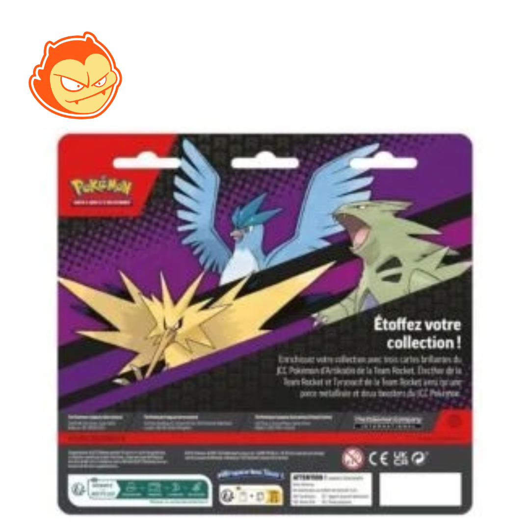 Duopack Pokémon Aritkodin, Électhor et Tyranocif
