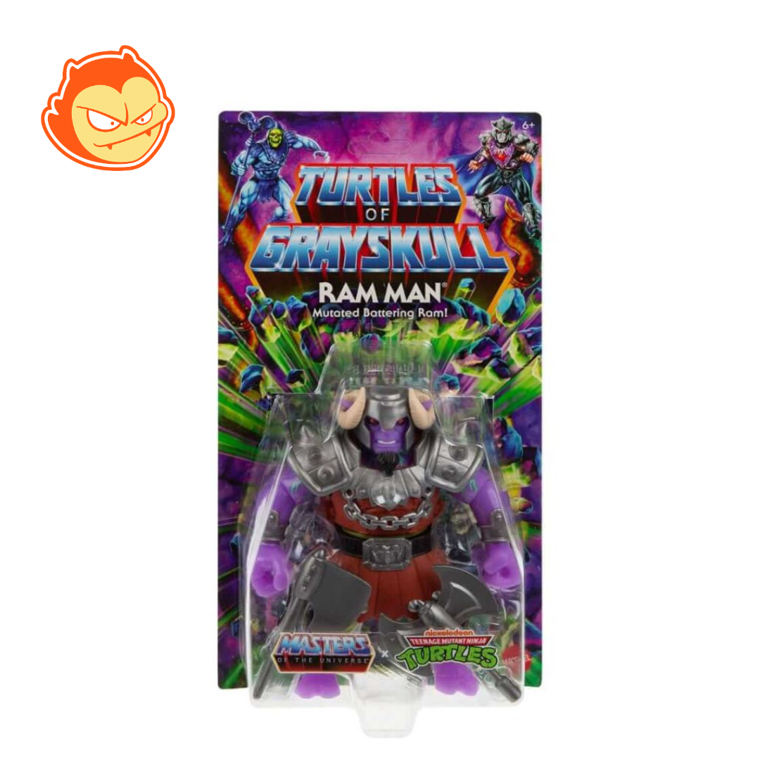 Figurine Mattel Les Maîtres de l'Univers Turtles of Grayskull Ram Man