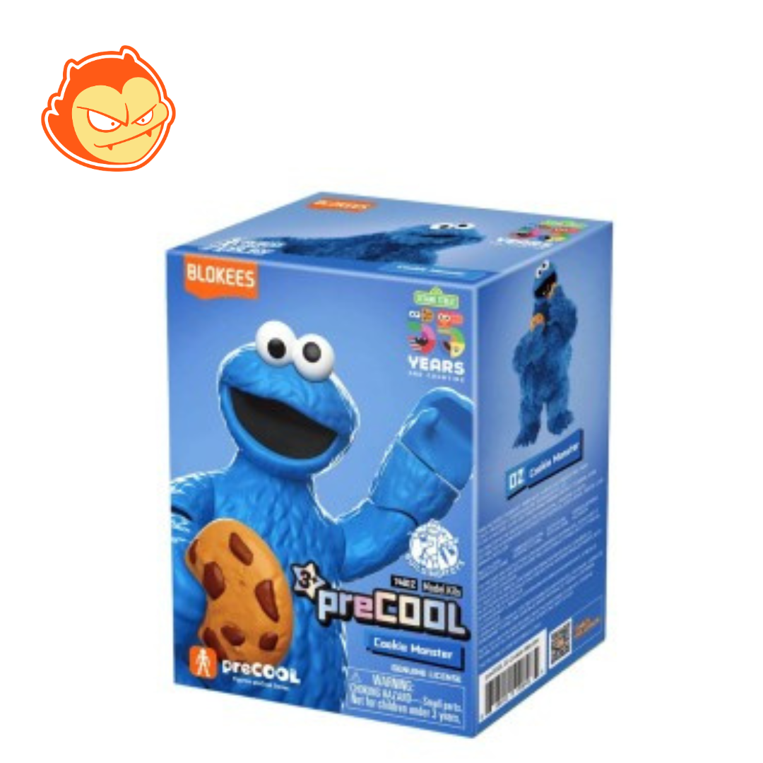 Figurine Blokees Precool Sesame Street Cookie Monster 74812