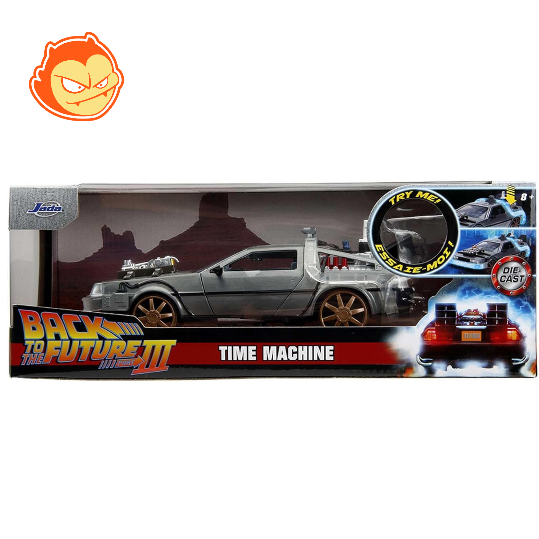 Jada Toys - Time Machine - Retour vers le futur 3 - Voiture Miniature en métal