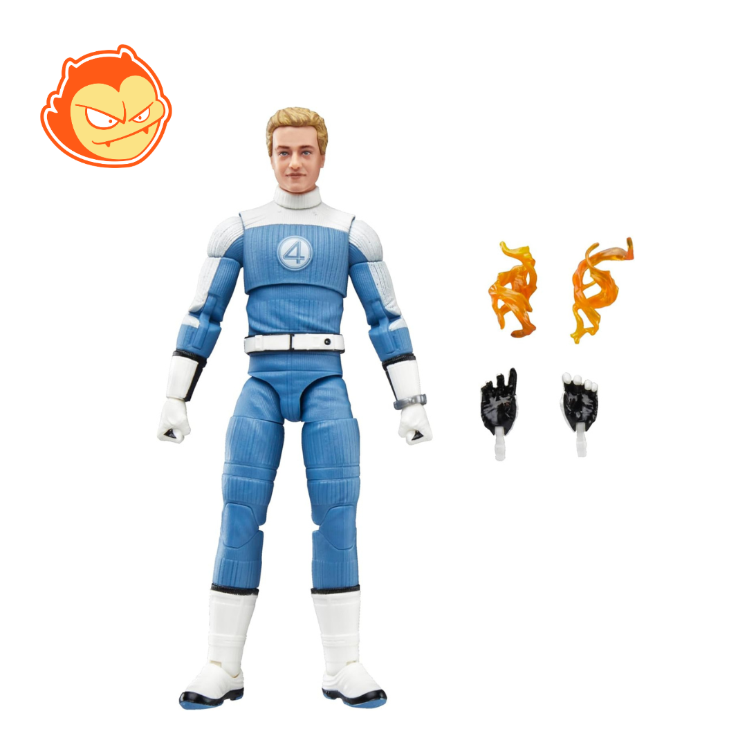 Figurine Les 4 Fantastiques Premiers Pas Marvel Legends Johnny Storm 15 CM