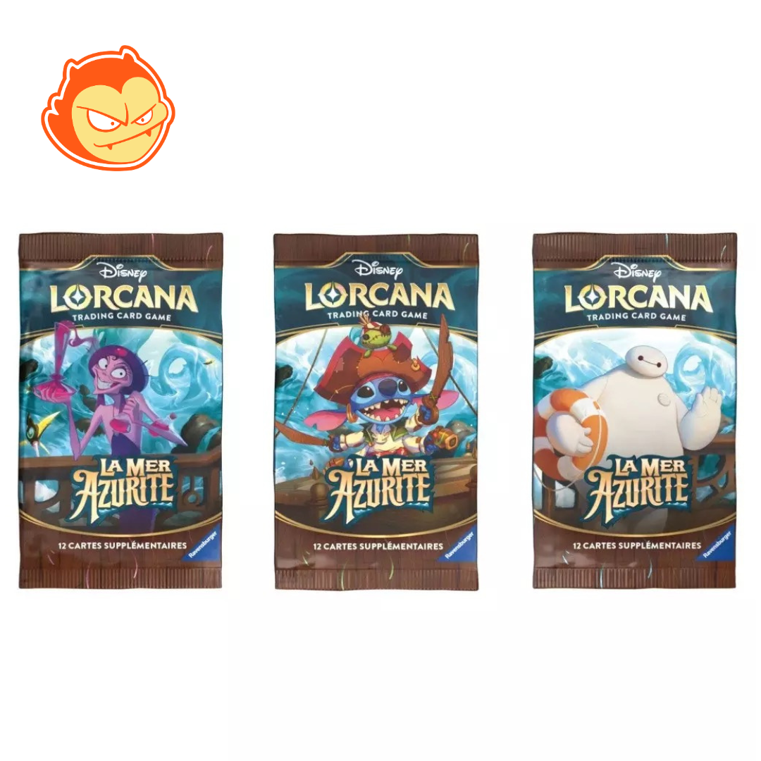 Booster Lorcana La Mer Azurite en Français