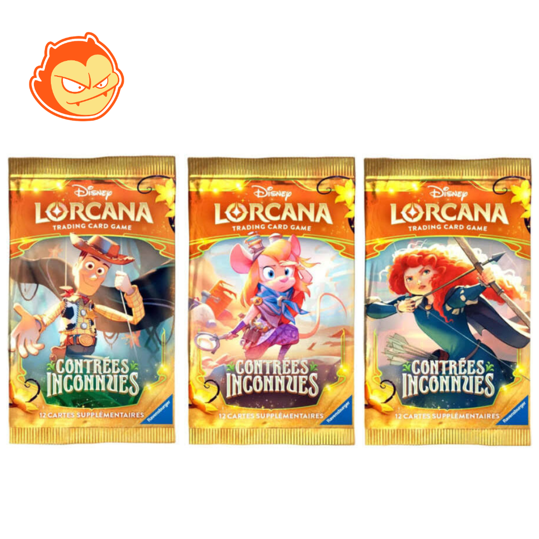 Booster Lorcana Contrées Inconnues en Français
