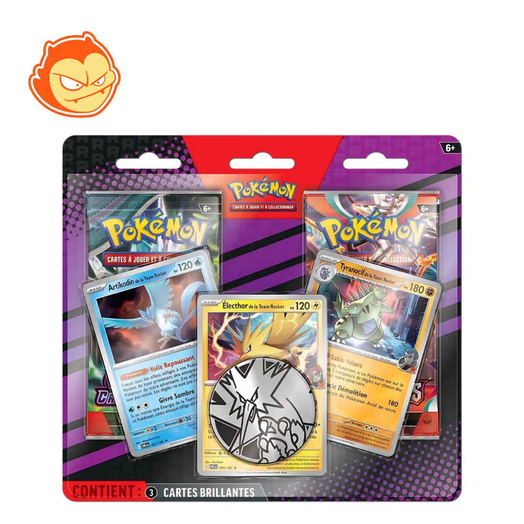 Duopack Pokémon Aritkodin, Électhor et Tyranocif