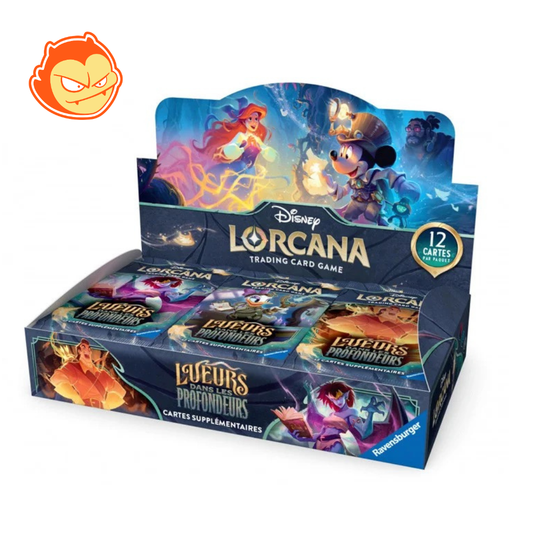 Display Lorcana Lueurs dans les profondeurs 24 Boosters