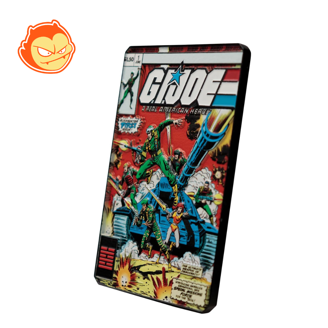 G.I. Joe : Un véritable héros américain #1 Lingot en métal édition limitée – Réplique de couverture de bande dessinée