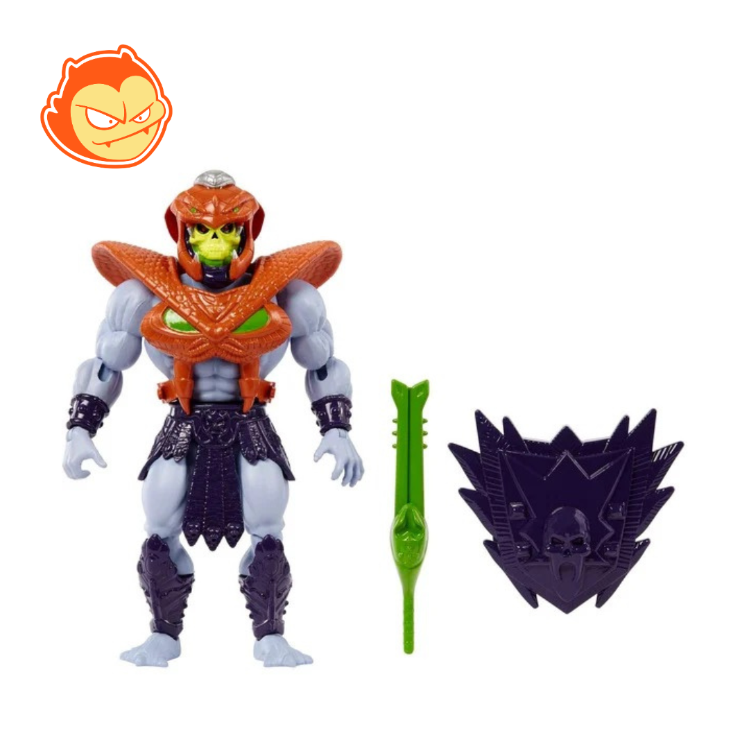 Figurine Mattel Les Maîtres de l’Univers Skeletor avec armure du Serpent