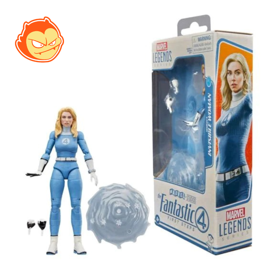 Figurine Les 4 Fantastiques Premiers Pas Marvel Legends Invisible Woman 15 CM
