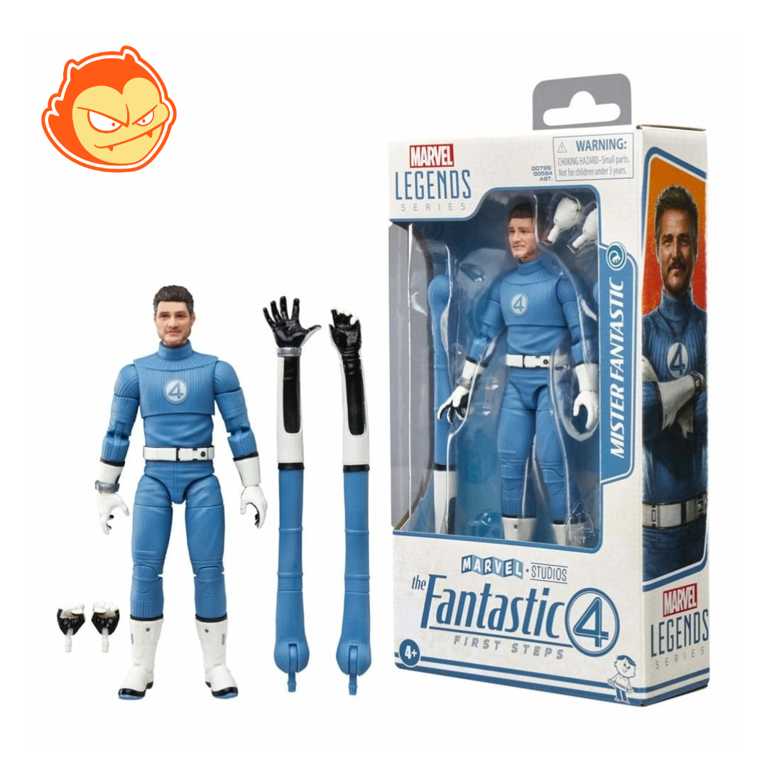 Figurine Les 4 Fantastiques Premiers Pas Marvel Legends Mister Fantastic 15 CM