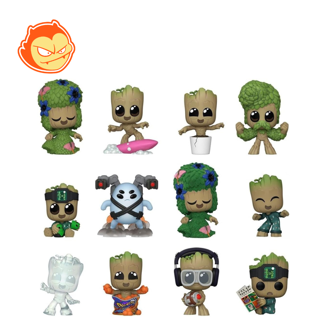 Mini figurine Marvel Les Gardiens de la Galaxie I am Groot Mystery