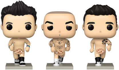 Figurines Pop rocks blink 182 3pk naked mark Hoppus - Travis Barker - Tom Delonge