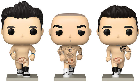 Figurines Pop rocks blink 182 3pk naked mark Hoppus - Travis Barker - Tom Delonge