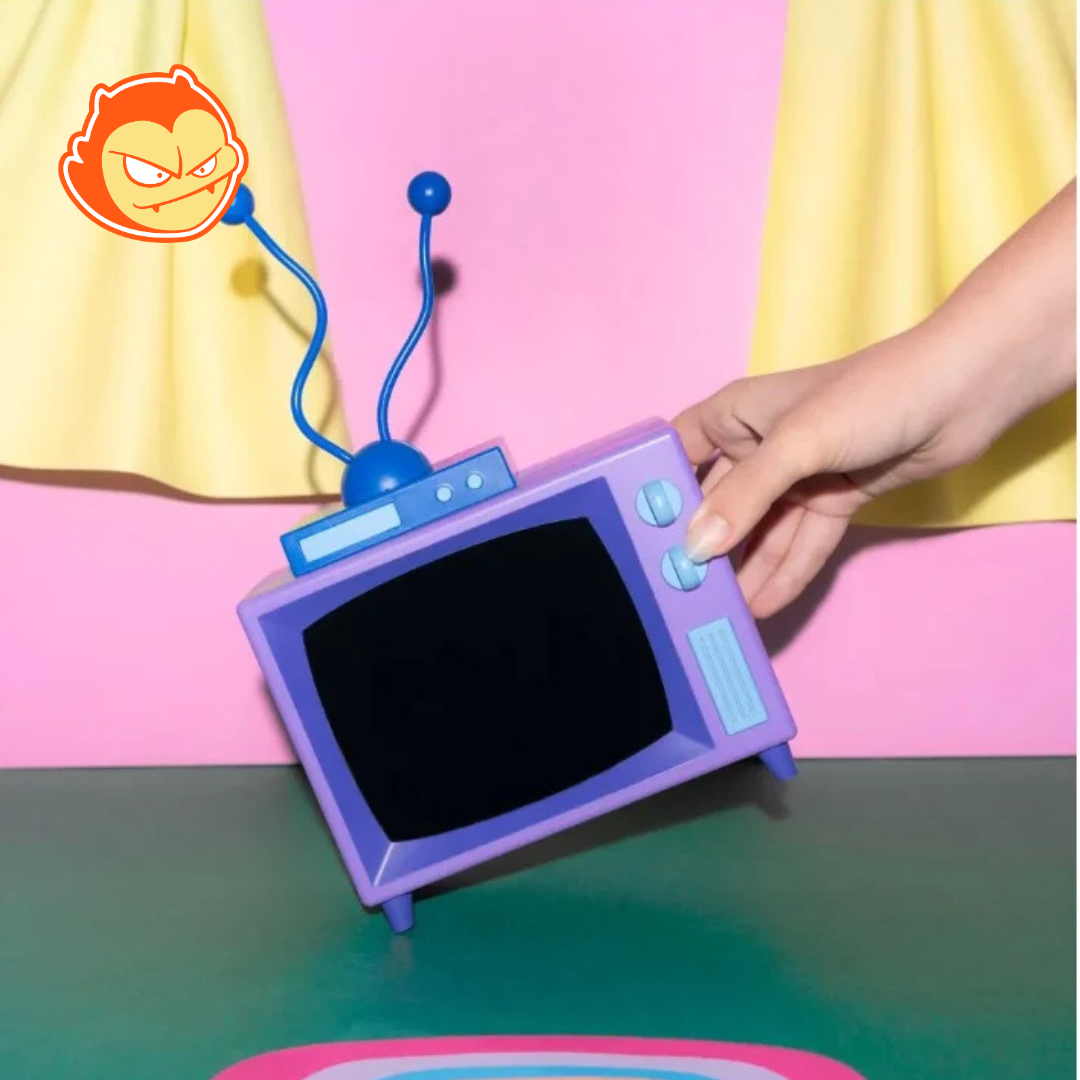 Lampe TV violette The Simpsons