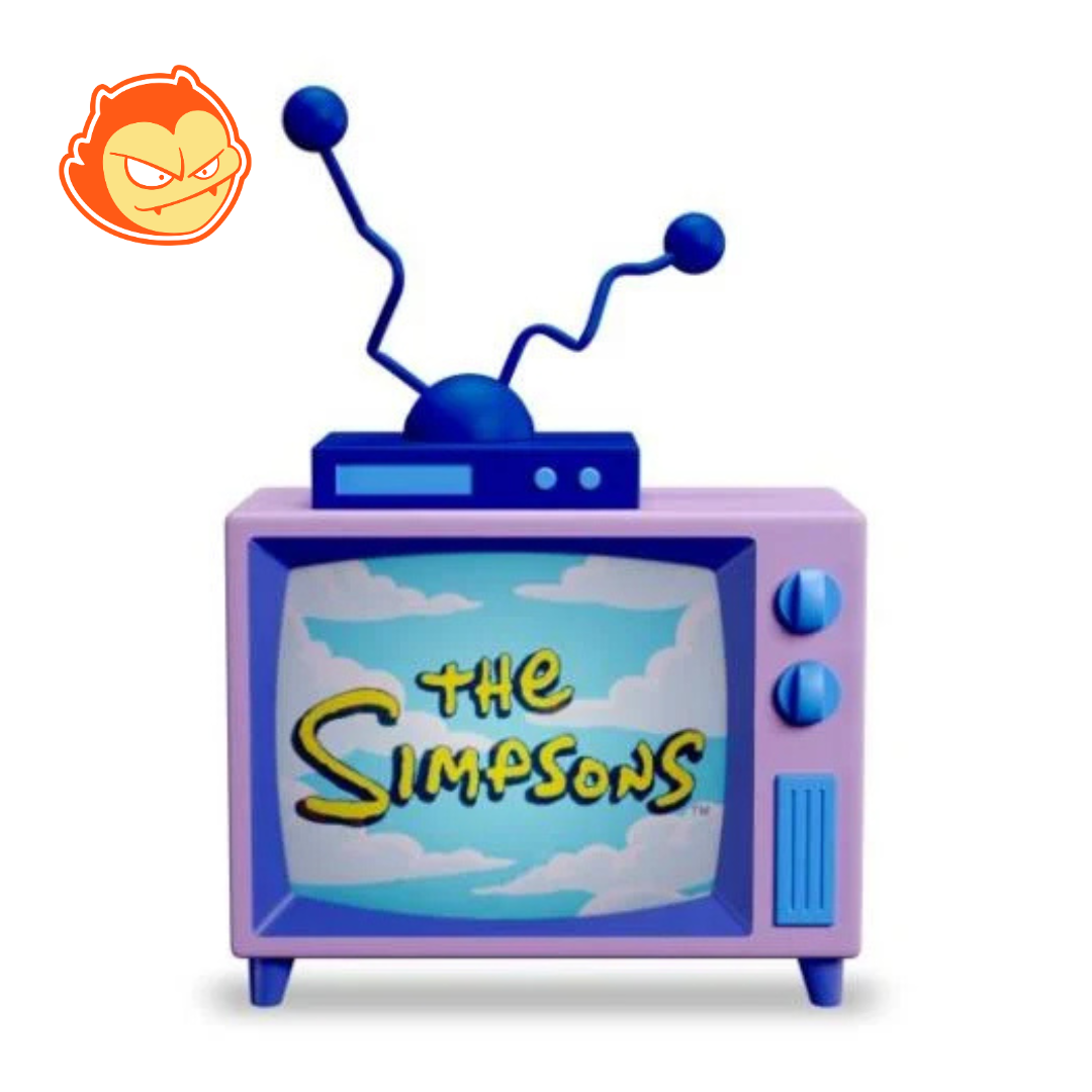 Lampe TV violette The Simpsons