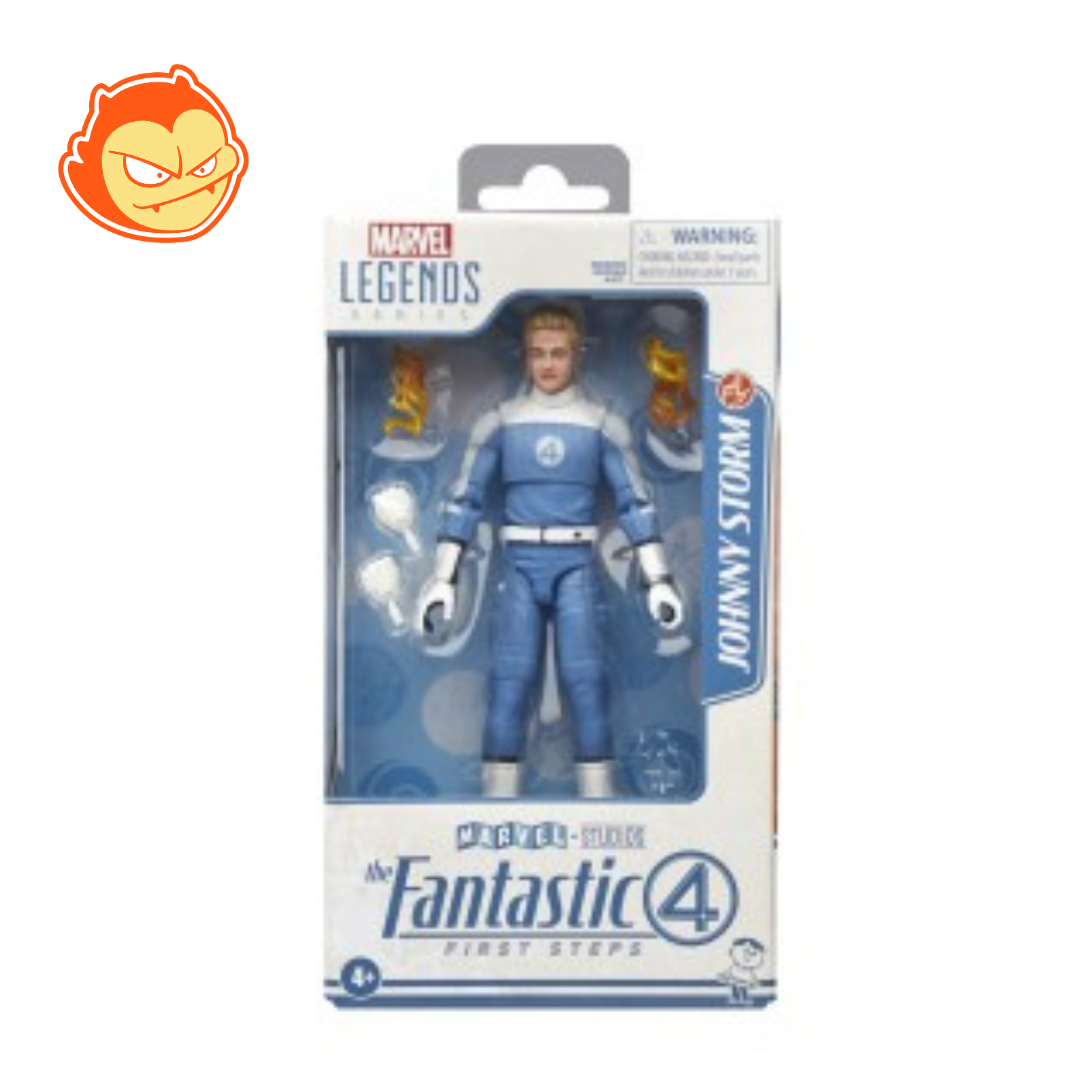 Figurine Les 4 Fantastiques Premiers Pas Marvel Legends Johnny Storm 15 CM