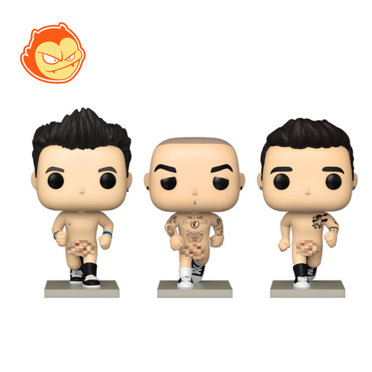 Figurines Pop rocks blink 182 3pk naked mark Hoppus - Travis Barker - Tom Delonge