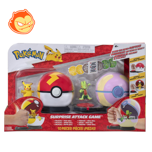 Pokémon Bandai Poké Ball Attaque Surprise Pikachu vs Arcko - Jeu Combat