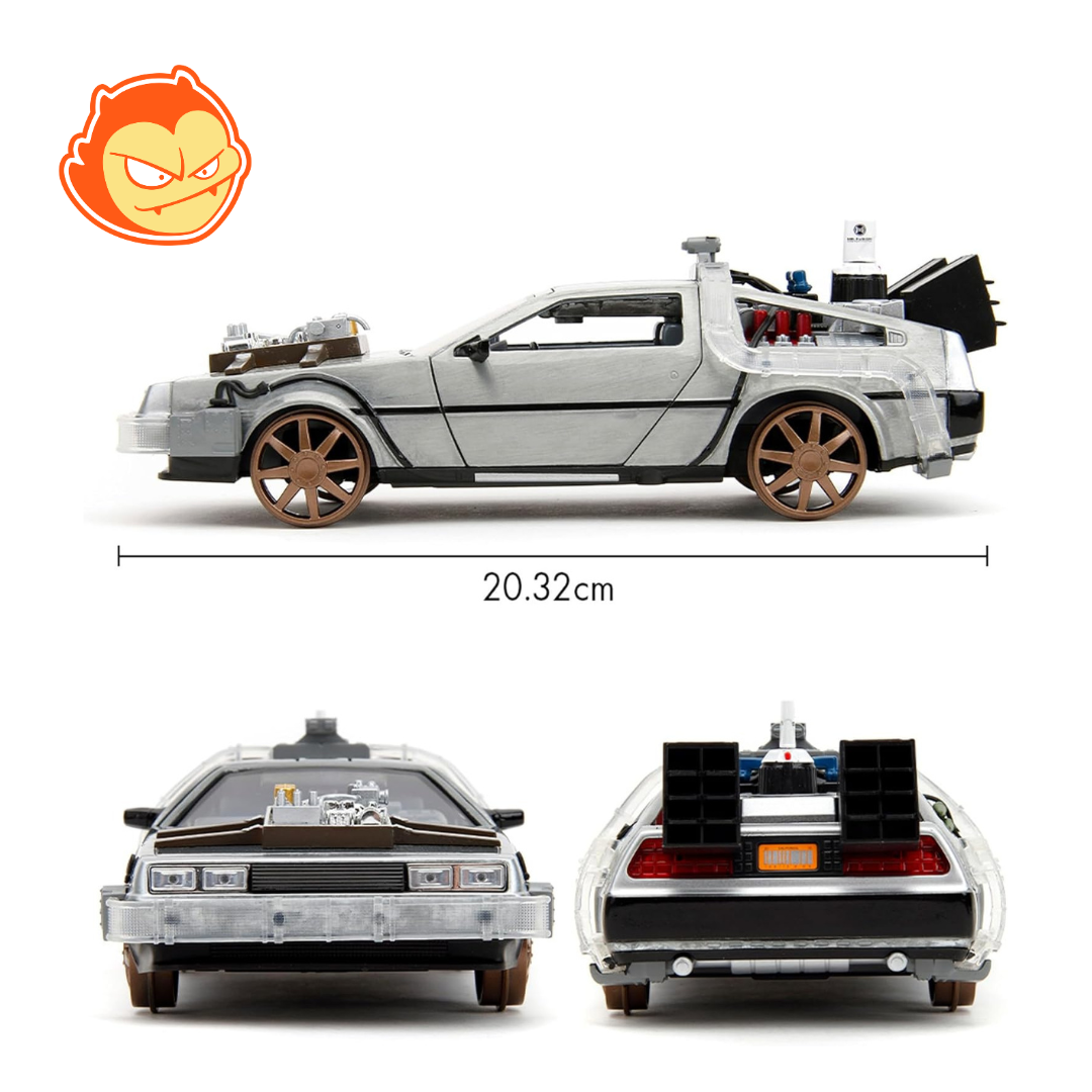 Jada Toys - Time Machine - Retour vers le futur 3 - Voiture Miniature en métal